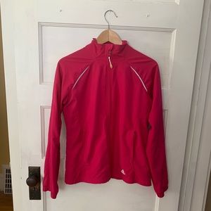 Pink Adidas Windbreaker Jacket Size M